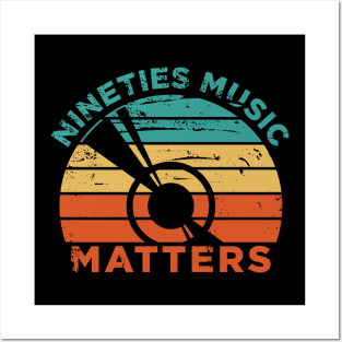 90'S Music Matters T-Shirt Posters and Art